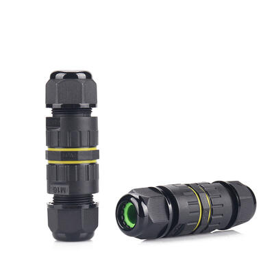 Lot de 2 Connecteurs d'extension de cordon d'alimentation IP65 pour Highbay UFO avec capteur