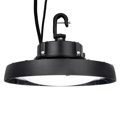 UFO Highbay Dome V3 100 W 100-277 V 50 K Noir givré 120 °C 0-10 V