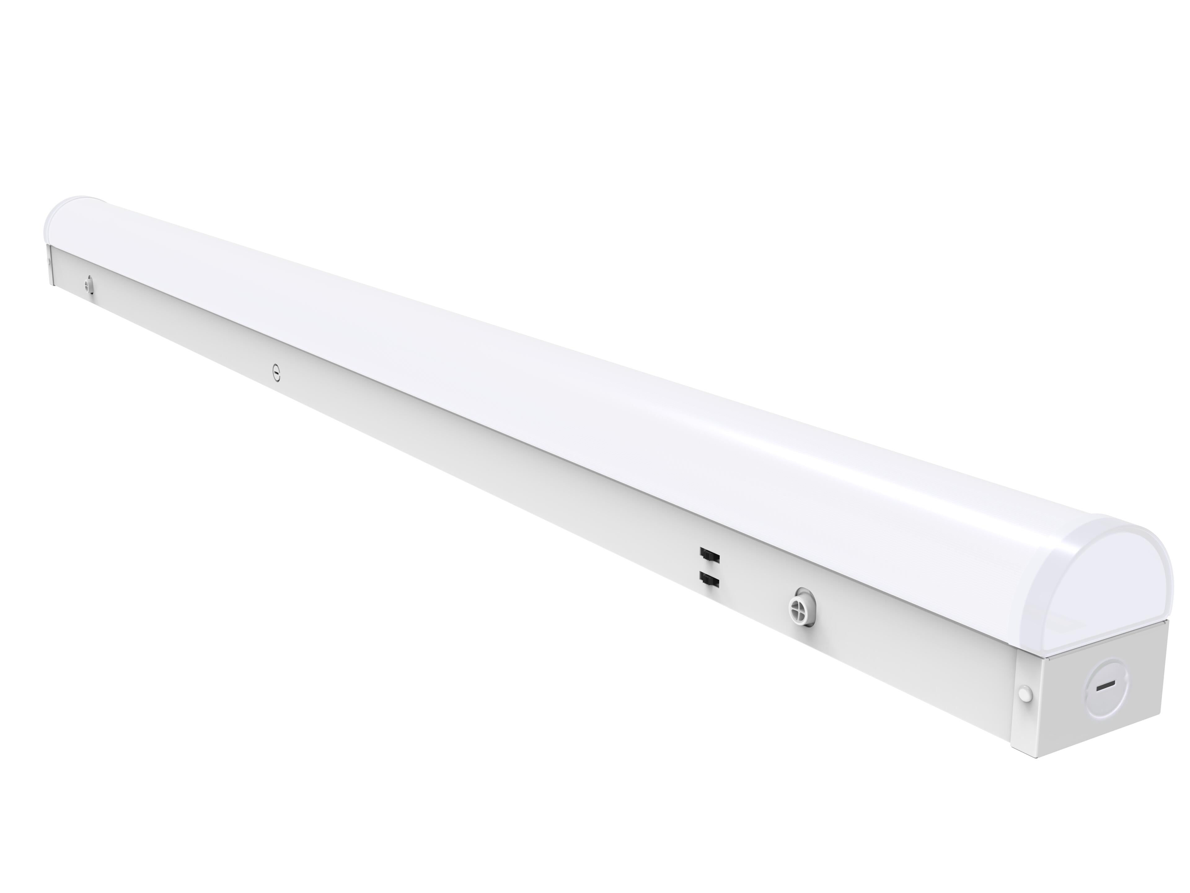Linear fixture 4ft 50-40-30W 120-347V 35-40-50K white frost dim 0-10V