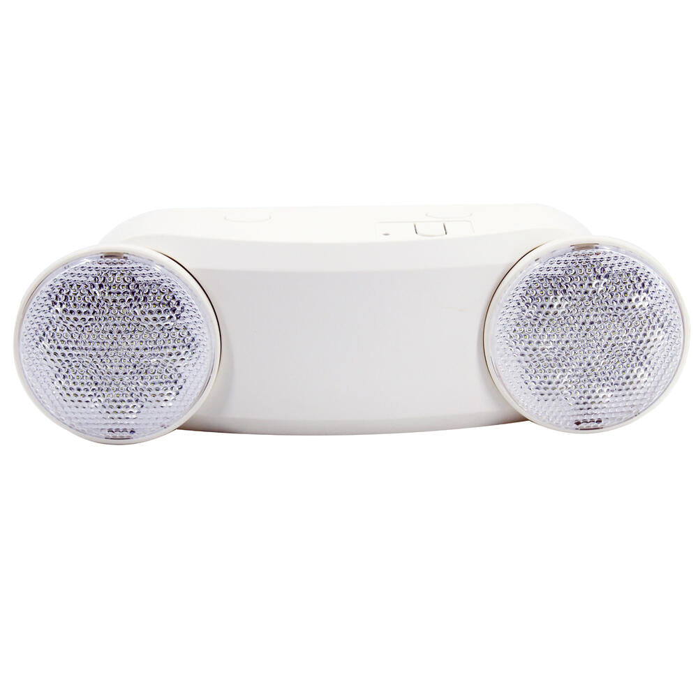 Éclairage de secours à tête double 1,6 W 120-347 V batterie 120 min 1 W