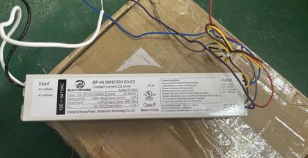 LED Driver BP 120-347VAC 30-48VDC 96W 2A Dimmable 0-10VDC UL