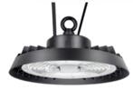 (Vente finale) UFO highbay 150-100-80W 120-347V 57-50-40K black clear lens 90 deg. motion dim 0-10V
