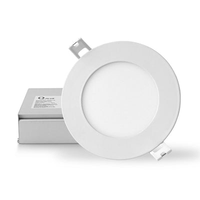 Slim Panel 4" 9W 120V 27-30-35-40-50K white frost dim TRIAC