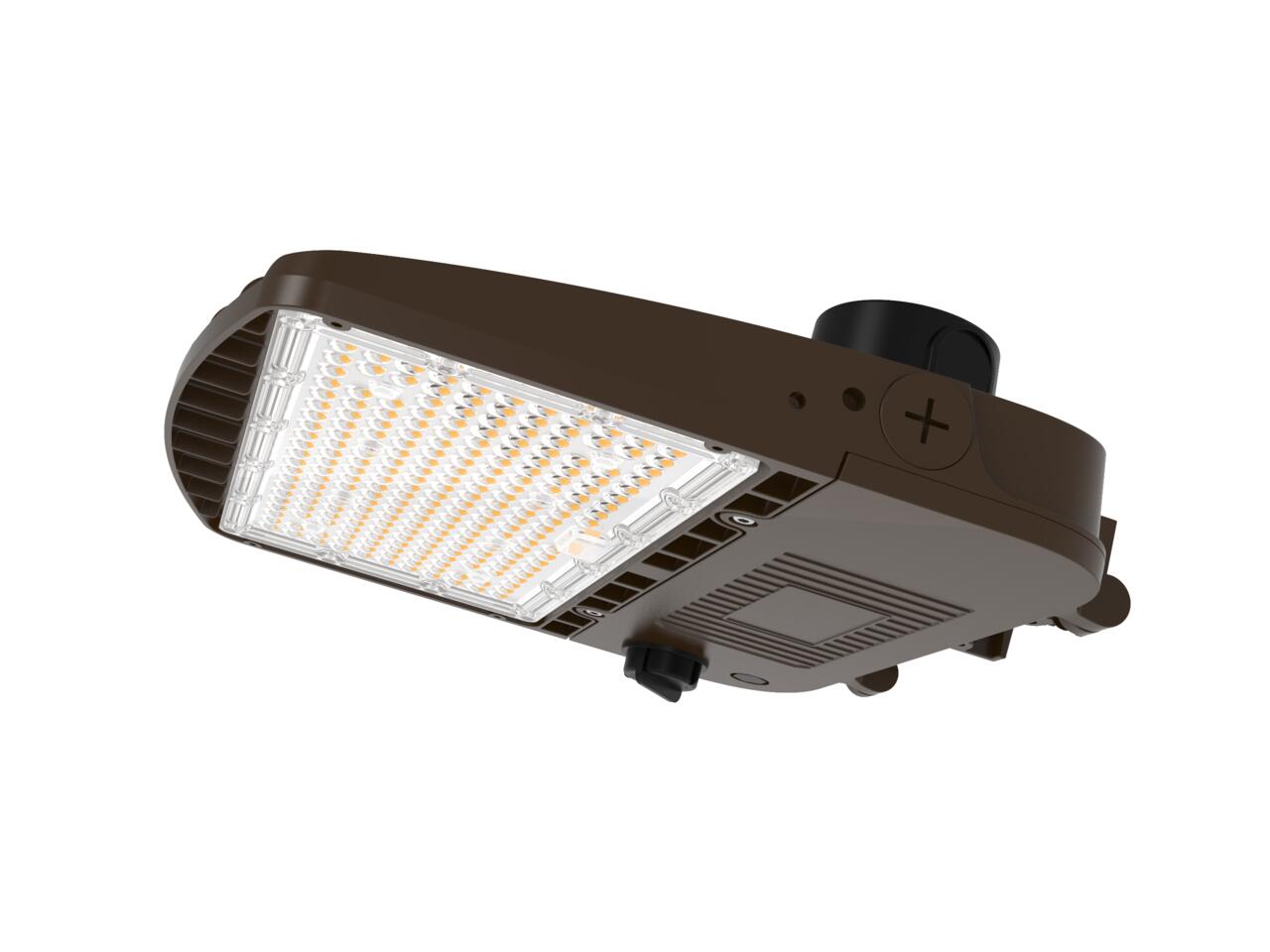 Area light V3 150-100-70W 120-347V 30-40-50K bronze clear type3M motion base twist lock photo