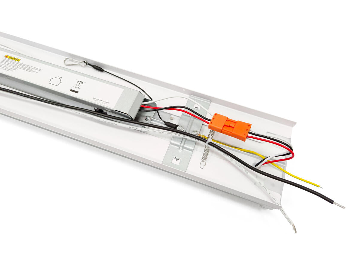 Linear Retrofit 4ft 65-60-50-40-30W 120-347V 35-40-50-57-65K white frost dim 0-10V motion