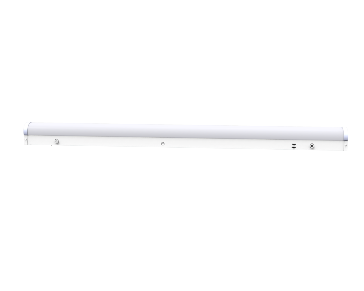 Luminaire linéaire 1,2 m 40-32-24 W 120-347 V 35-40-50 K blanc givré 12 V CC, intensité variable 0-10 V
