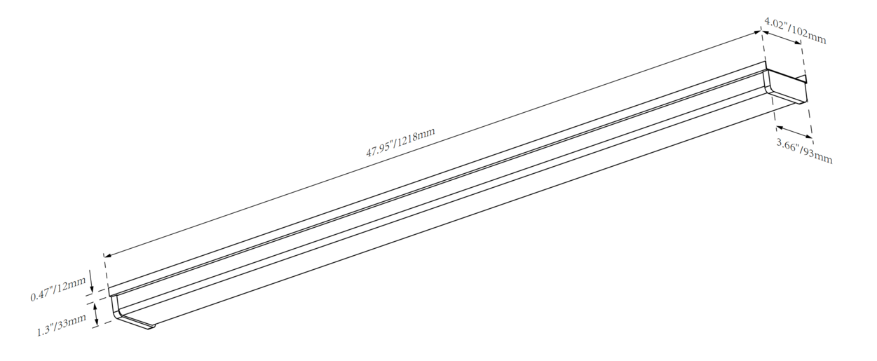 Linear Retrofit 4ft 65-60-50-40-30W 120-347V 35-40-50-57-65K white frost dim 0-10V motion
